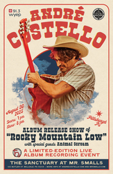 André Costello “Rocky Mountain Low” Album Release with special guest: Animal Scream