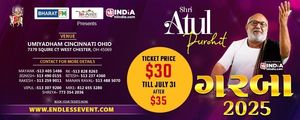 Garba 2025 With Shri Atul Purohit - Live In Cincinnati, Ohio