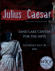 Will Kempe's Players present Shakespeare's Julius Caesar