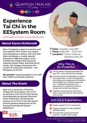 Experience Tai Chi in the EESystem Room