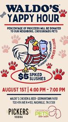 Yappy Hour at Waldo's Chicken & Beer