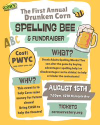 The First Annual Drunken Corn Spelling Bee & Fundraiser
