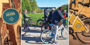 Landmarks Along the Indianapolis Cultural Trail Bike Tour