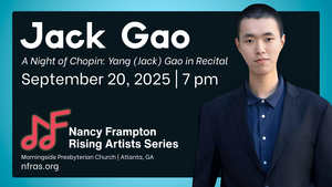 A Night of Chopin: Yang (Jack) Gao in Recital