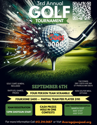 3rd Annual Golf Tournament - Average Joes JOAD