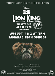 Young Actors Guild Presents Disney's The Lion King Jr.