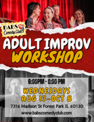 Adult Improv Workshop at BABS