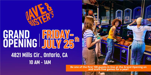 Dave & Buster's Grand Opening in Ontario!