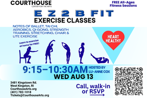 EZ 2 B Fit Exercise with Lu-anne Cox – 8/13/25 9:15-10:30AM