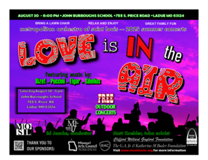 Love is in the Air - Free Outdoor MOSL Concert
