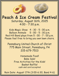 Peach & Ice Cream Festival