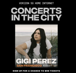 Gigi Perez to Perform at Verizon 5G Home Internet “Concerts in the City” Series in San Francisco
