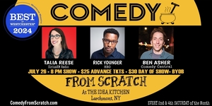 Live Comedy in Westchester! Comedy From Scratch at The Idea Kitchen “Best of Westchester Comedy Show