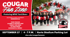 SIUE Cougar Fan Zone Featuring the NPHC Yard Show