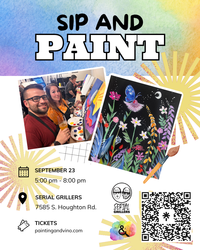 Moonlit Meadow Paint and Sip at Serial Grillers (Vail)