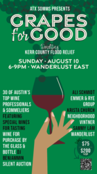 'Grapes for Good' Fundraiser for Kerr County