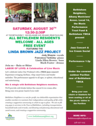 Free Jazz Concert brought to you by Bethlehem Neighbors & featuring the Linda Brown Jazz Project