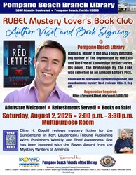Rubel Mystery Lovers' Book Club: Author Visit with Delray Beach Resident, Daniel G. Miller