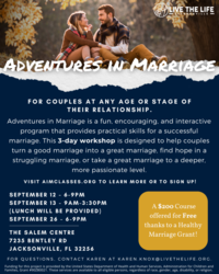Adventures in Marriage - September