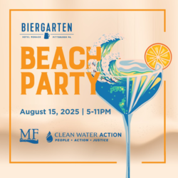 Beach Party at Biergarten