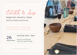 CLAĖ & Sip Workshop