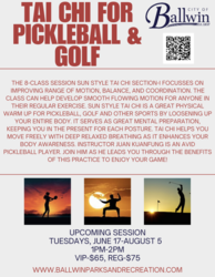 Sun Style Tai Chi for Pickleball and Golf