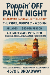 Paint Night - Lighthouses @ Poppin' Off