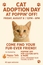 Cat Adoption Event @ Poppin' Off