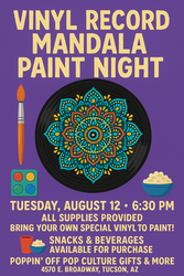 Paint Night - Vinyl Record Mandalas @ Poppin' Off