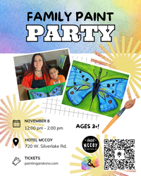 Family Paint Party at Hotel McCoy