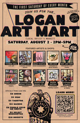 Logan Art Mart at Federales in Logan Square