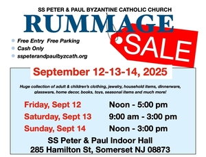 SS Peter & Paul Indoor Rummage Sale