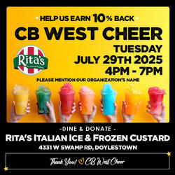 CBWest Cheer Dine & Donate