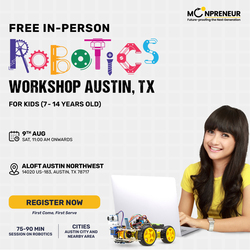 In-Person Free Robotics/Math Workshop for Kids at Austin, TX(7-14)