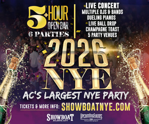 New Year's Eve in Atlantic City at The Showboat Hotel