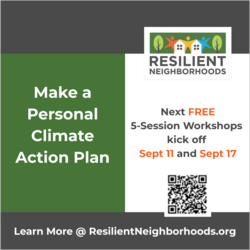Fall Climate Action Workshop- Resilient Neighborhoods