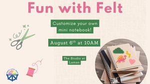 Fun With Felt: Mini Notebooks