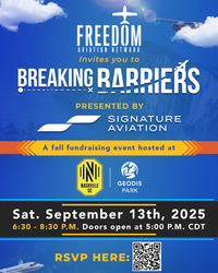 Breaking Barriers - Freedom Aviation Network Fall Fundraiser