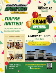 Children's Learning Adventure Grand Opening!