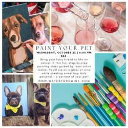 Paint & Sip: Paint Your Pet Edition!