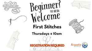 First Stitches: Beginner Sewing (Registration Required)