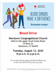 Blood Drive Tuesday, Aug 12 2025
