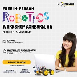 Free In-Person Coding Workshop for Kids in Ashburn, VA (7-14)