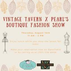 Vintage Tavern x Pearl’s Boutique Fashion Show