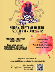 Kids Night Out at Cobblestone Arts Center