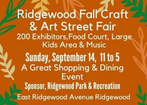 Ridgewood Fall Art & Craft Street Fair