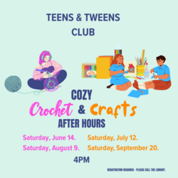 Teens & Tweens Cozy Crochet & Craft CLUB