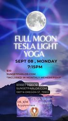 Full Moon Tesla Light Yoga