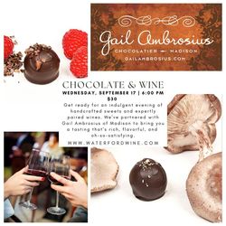 Chocolate & Wine Pairing with Gail Ambrosius