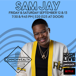 SAM JAY presented by Commonwealth Comedy Club